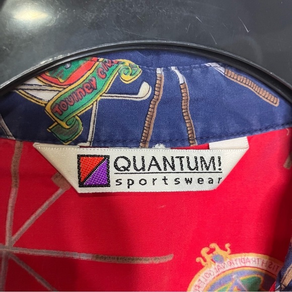 Vintage Quantum sportswear polo shirt size medium - Picture 3 of 9